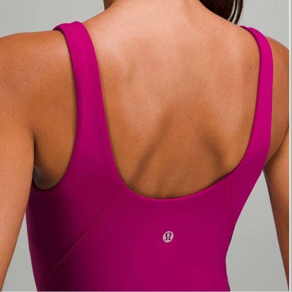Lululemon align Onesie 8” magenta purple one piece size 2 - Picture 2 of 6